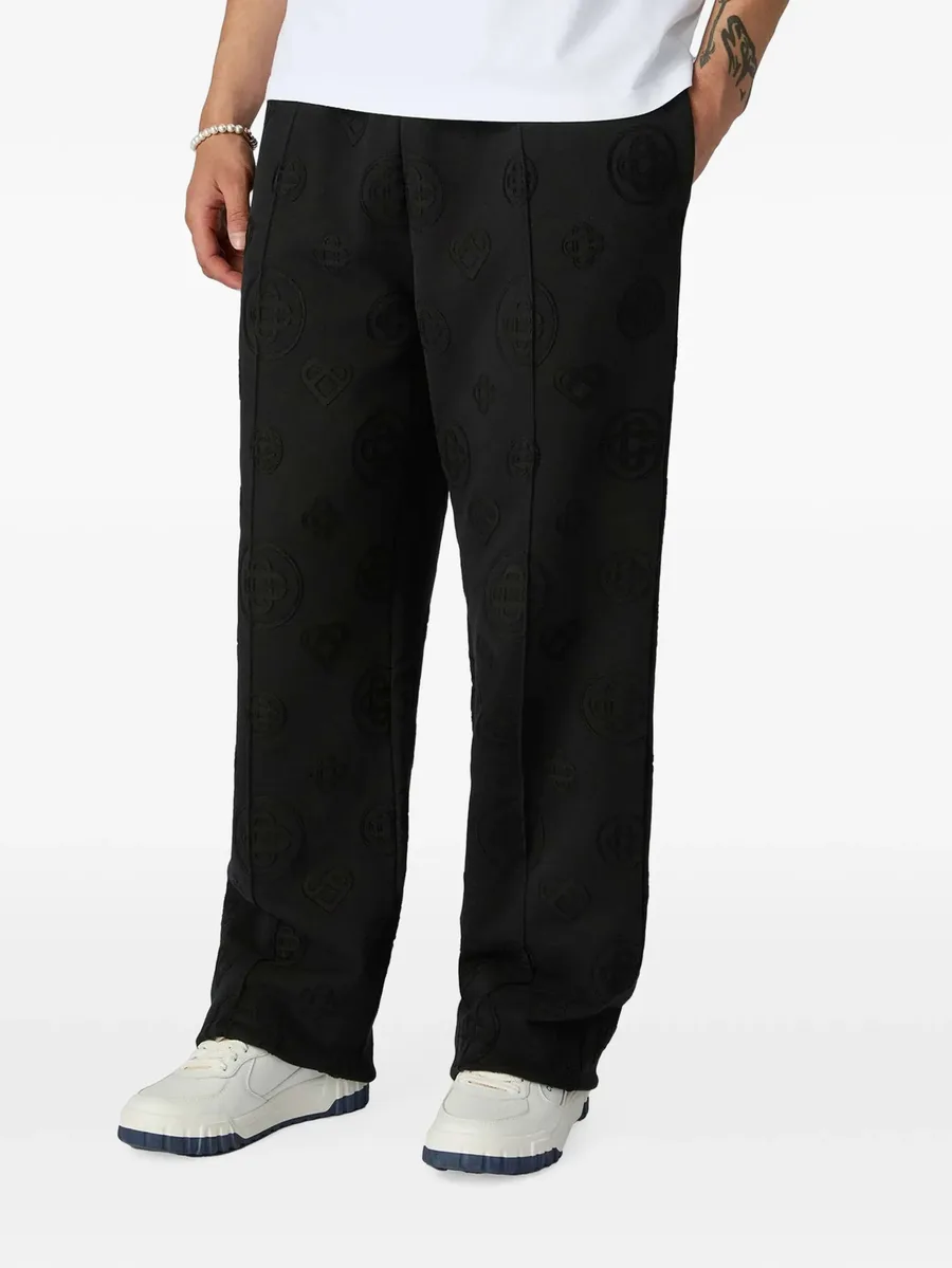 appliqué monogram track pants 2