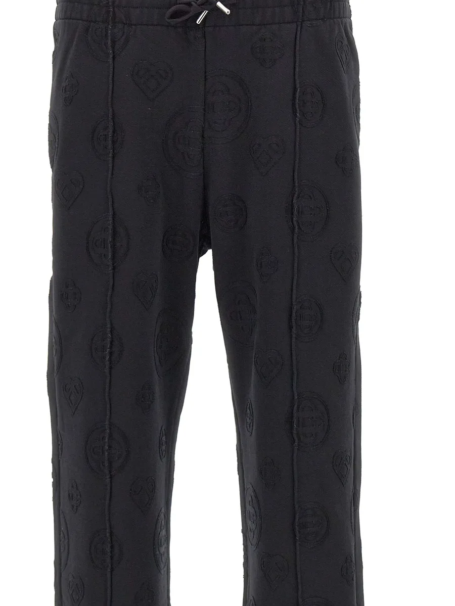 appliqué monogram track pants 3