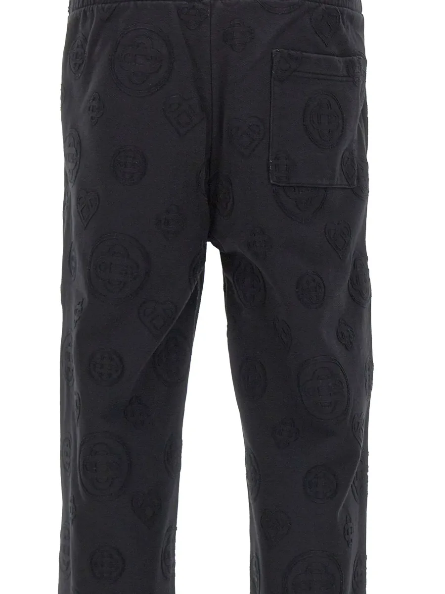 appliqué monogram track pants 6