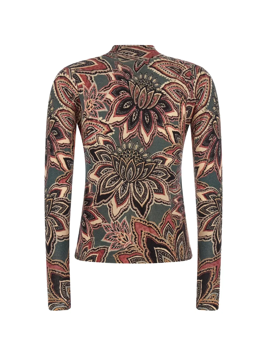 Tapestry floral-print top 2