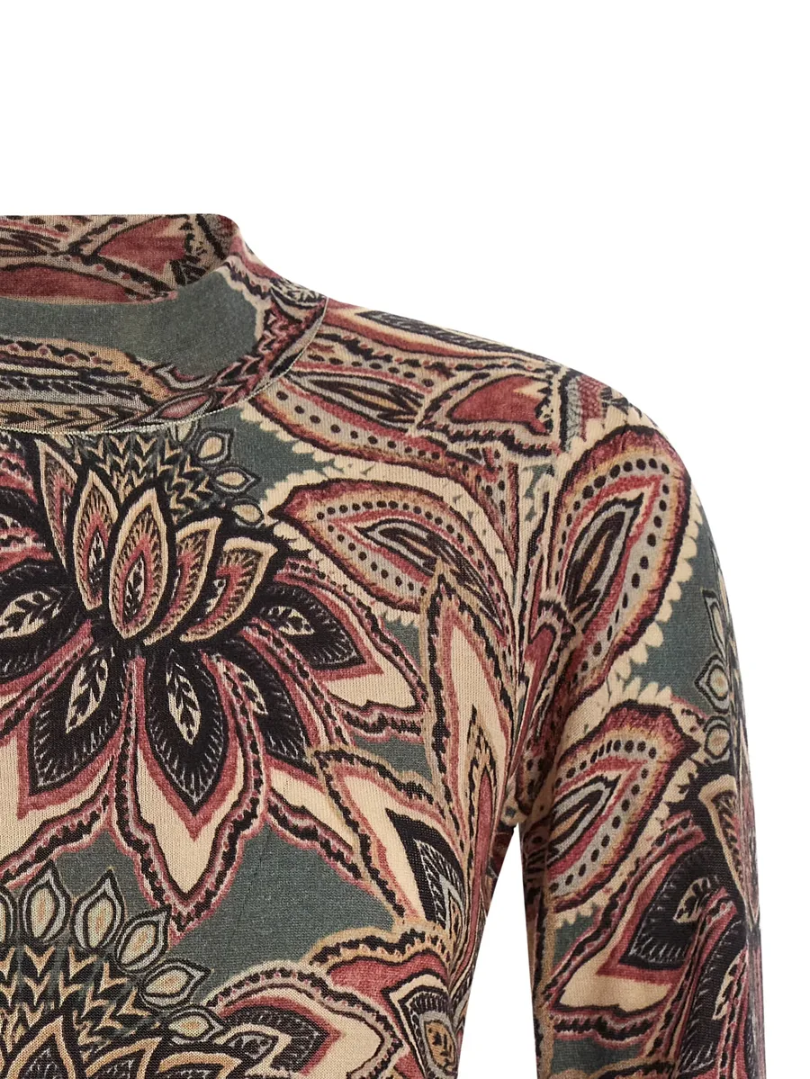 Tapestry floral-print top 3