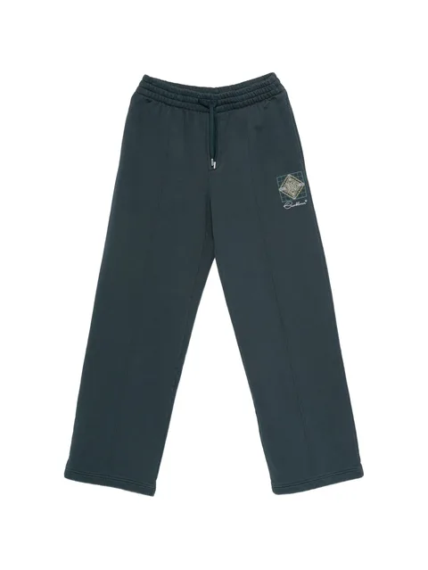 logo-print drawstring track pants
