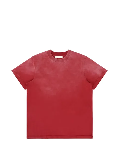 faded-effect crew-neck T-shirt