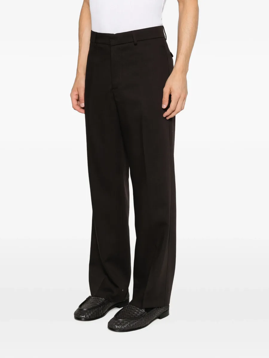 pressed-crease tailored trousers 3