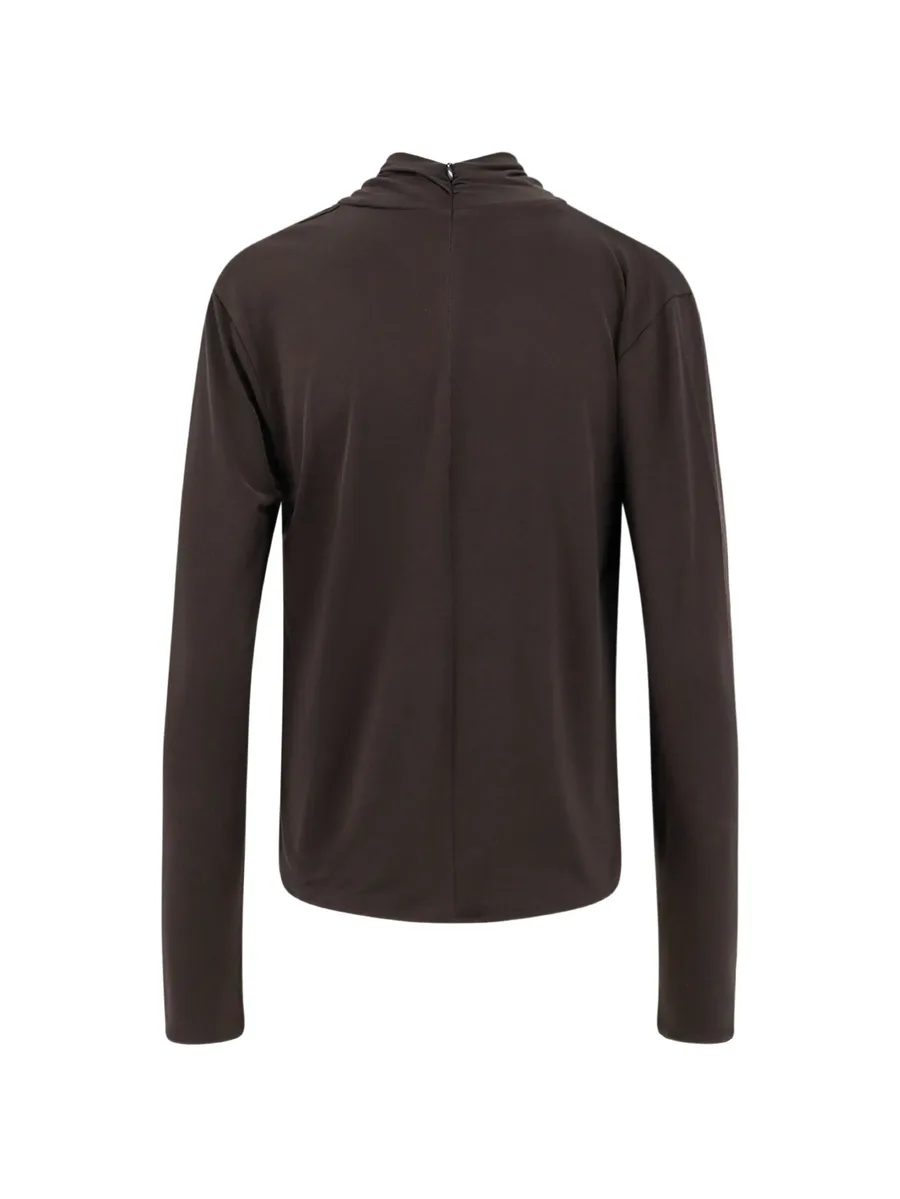 draped long-sleeve top 2