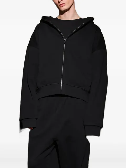 zip-up hoodie