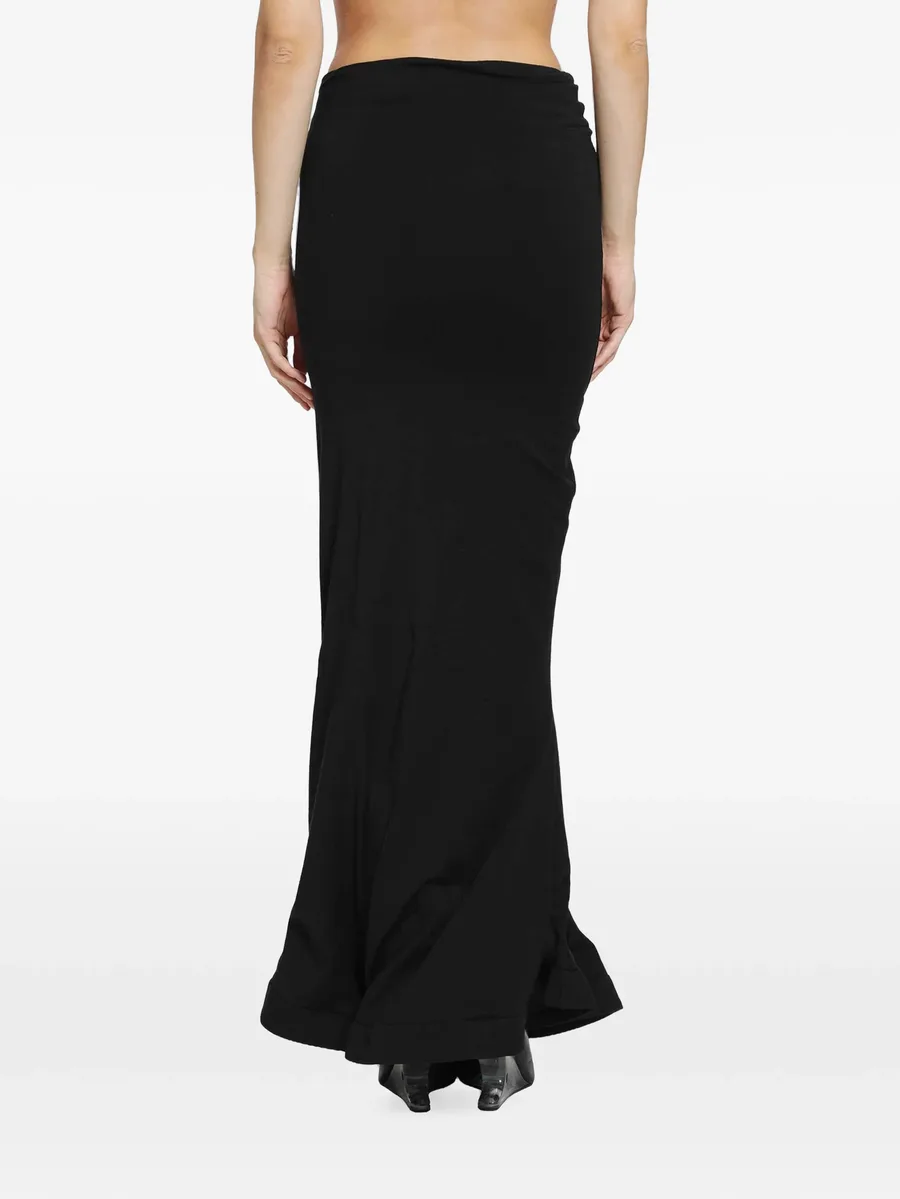 ruched-waist maxi skirt 3