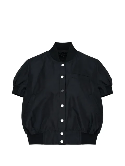short-sleeve bomber jacket