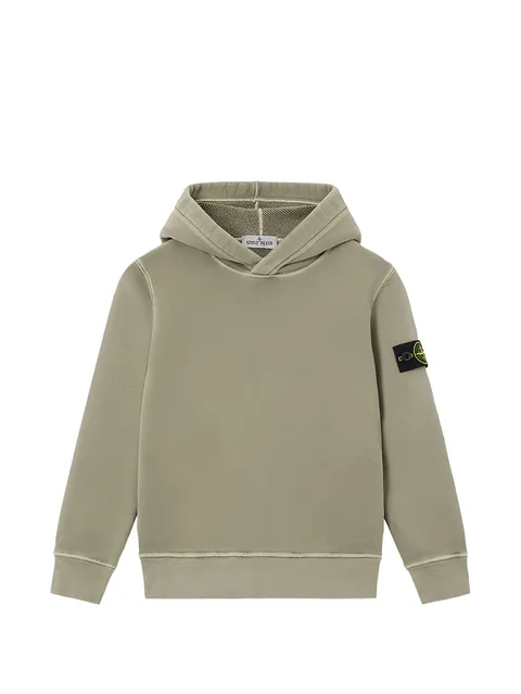 logo-patch hoodie