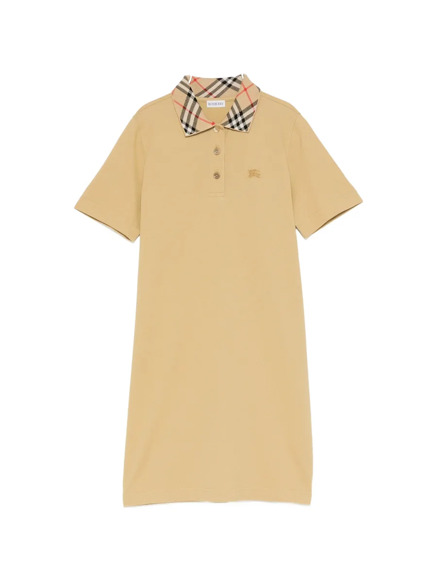 check-pattern polo dress 1