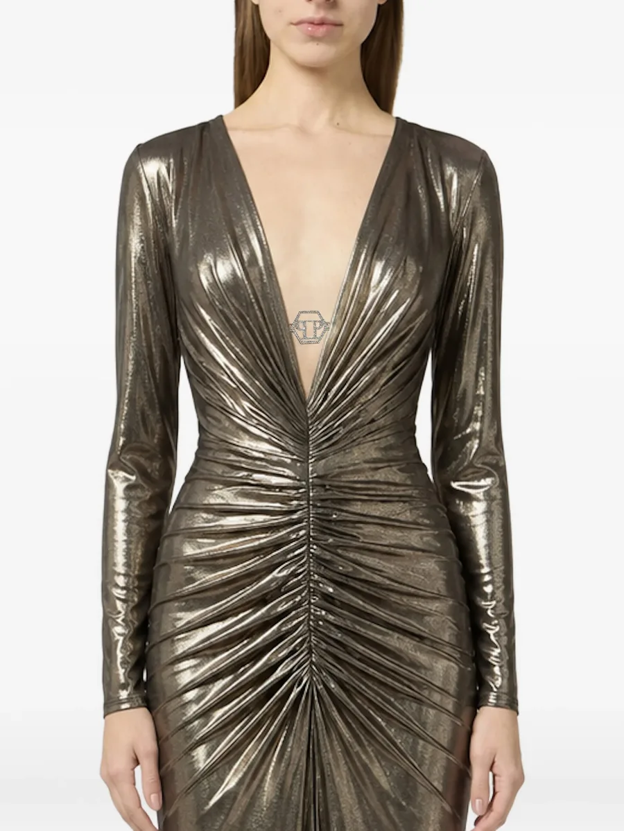 shiny long dress 1