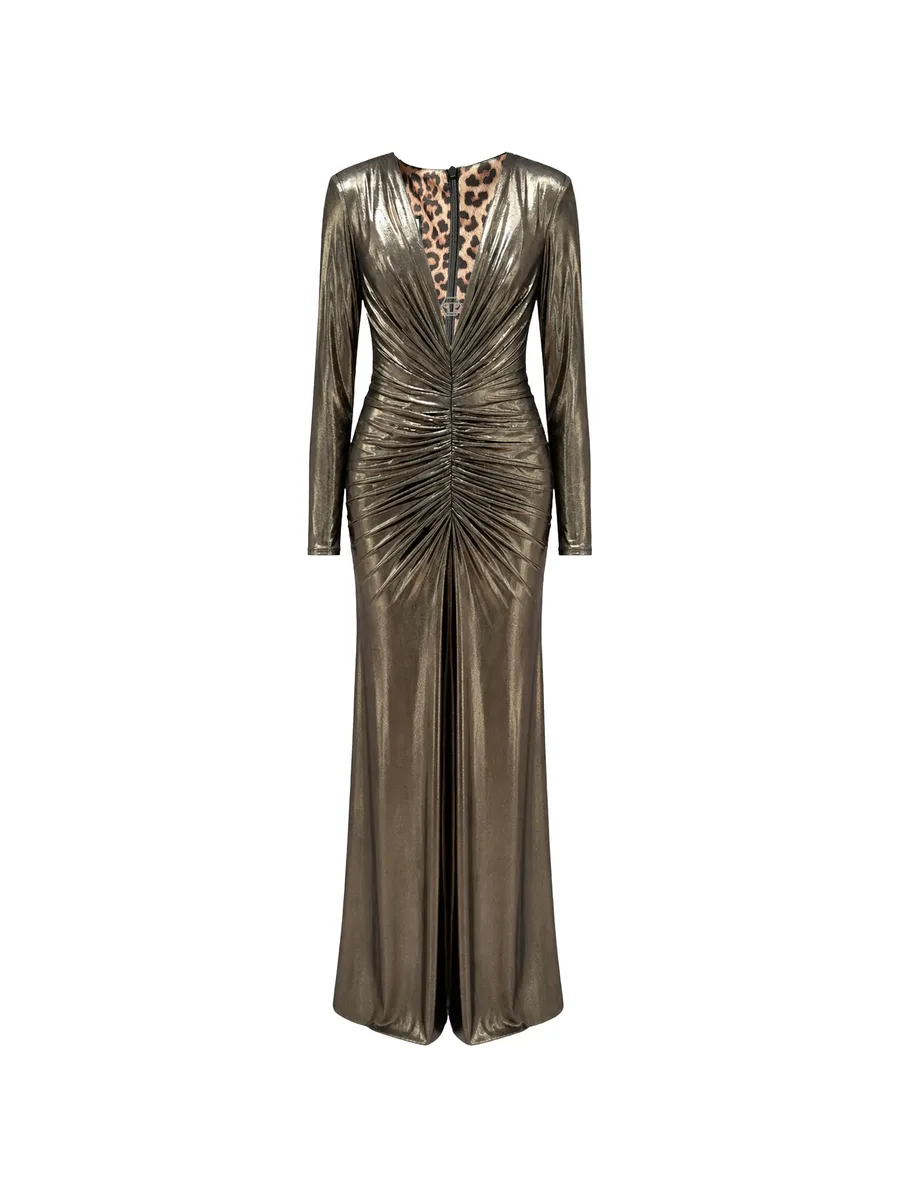 shiny long dress 4
