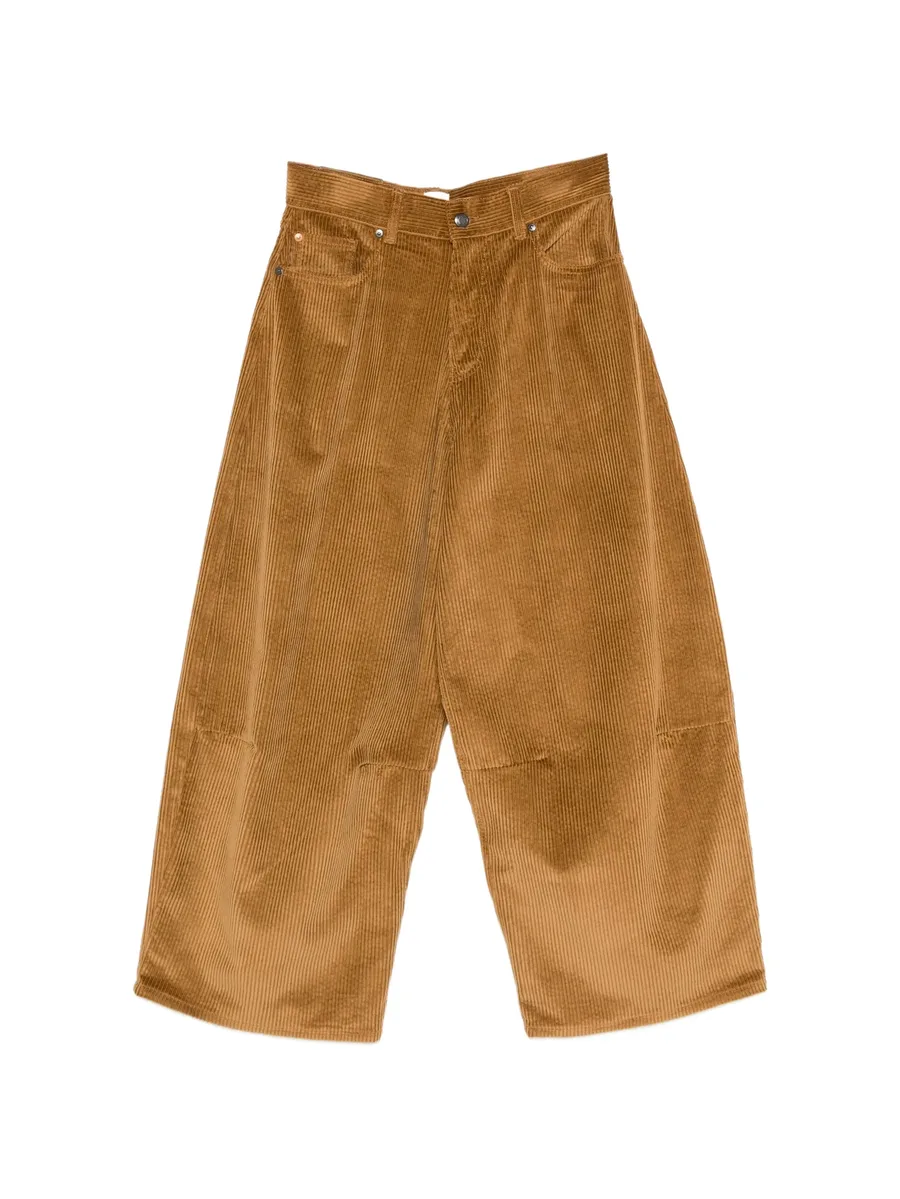 corduroy wide-leg trousers 1