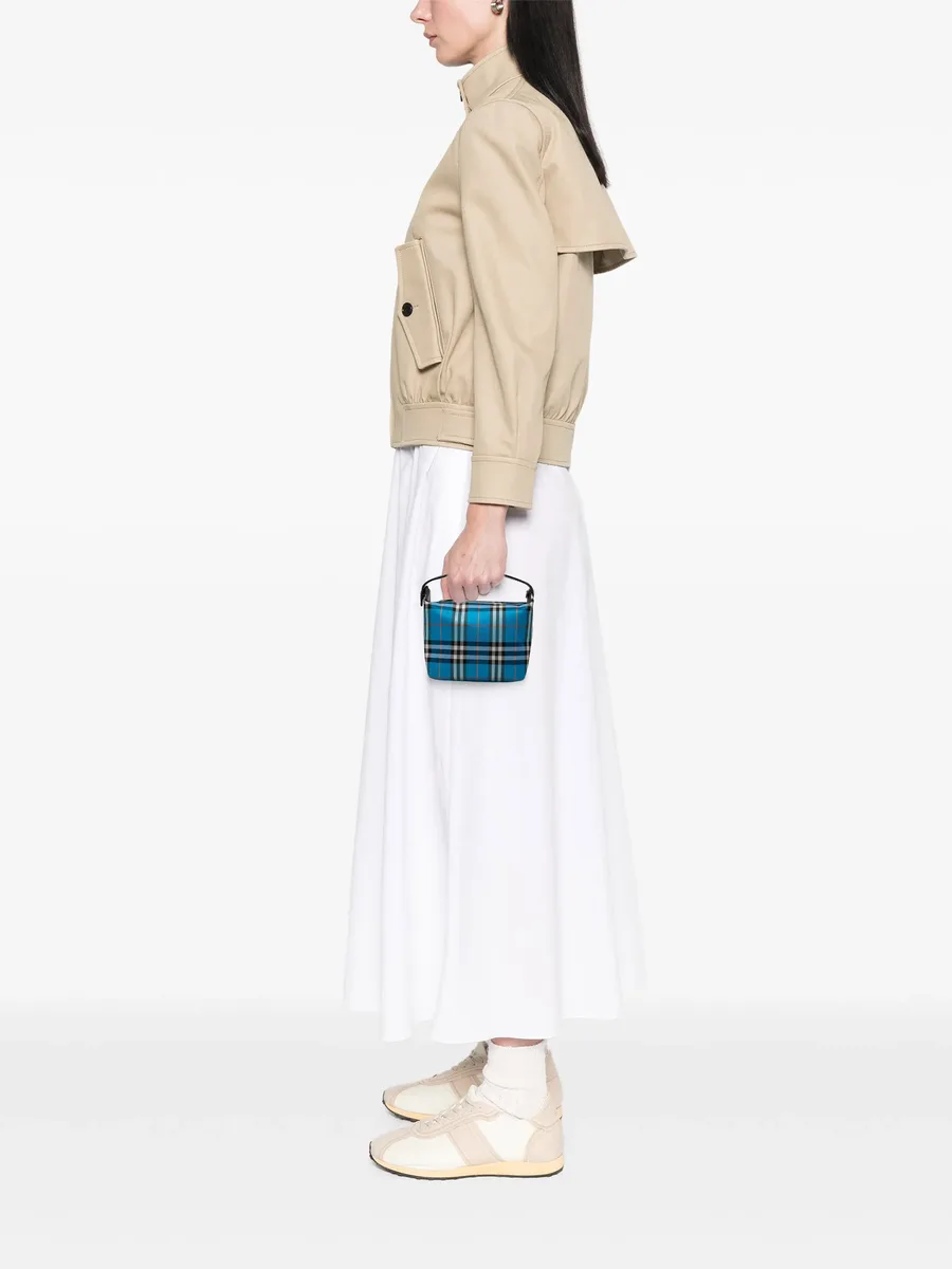 2000-2017 Mini House Check Canvas handbag 2