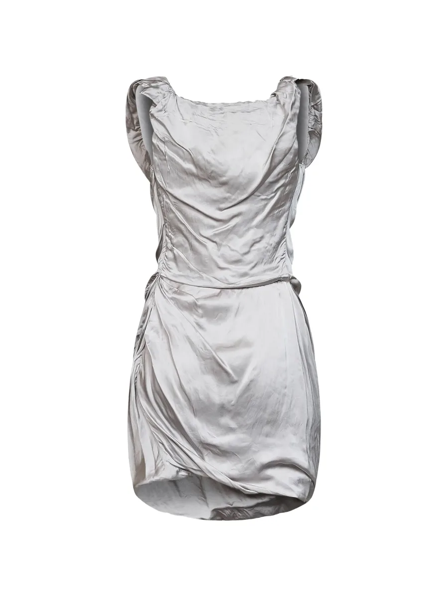 twisted-effect mini dress 2