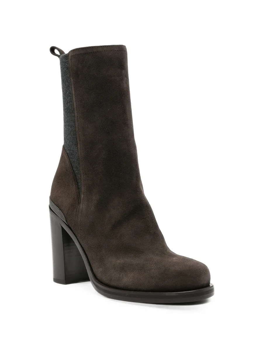 monili-trim suede ankle boots 2