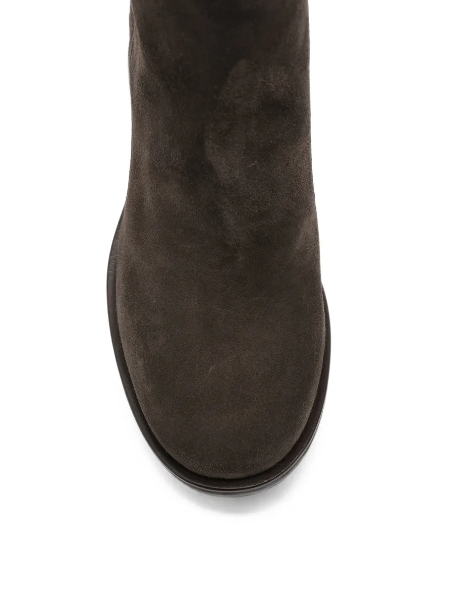 monili-trim suede ankle boots 4