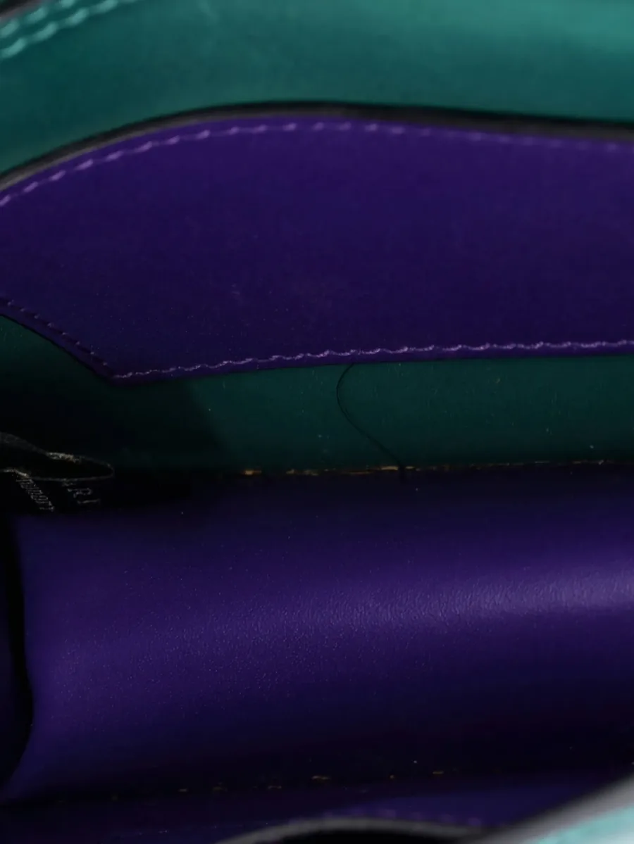 Serpenti Forever Chain Leather Mini clutch bag 6