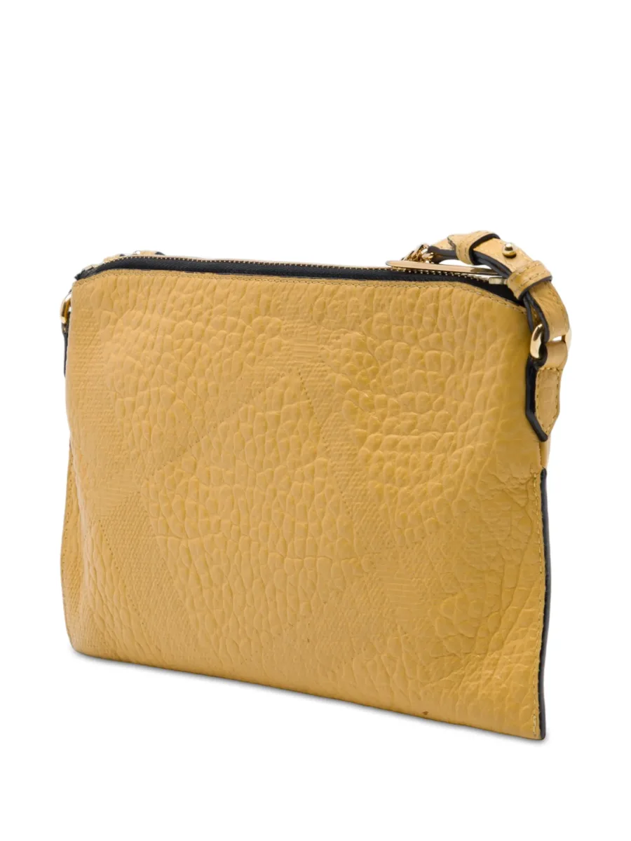 2000-2017 Grain Check Embossed Leather Peyton crossbody bag 3