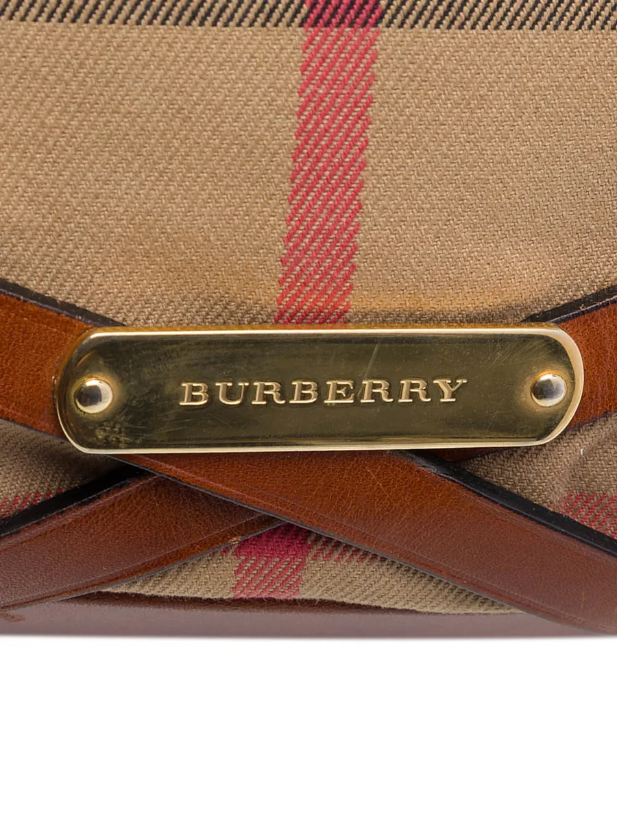 2000-2017 House Check Canvas Gosford Bridle satchel 6