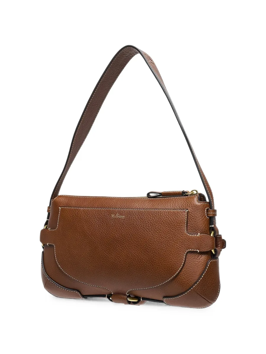 Lennox buckle-detail leather shoulder bag 2