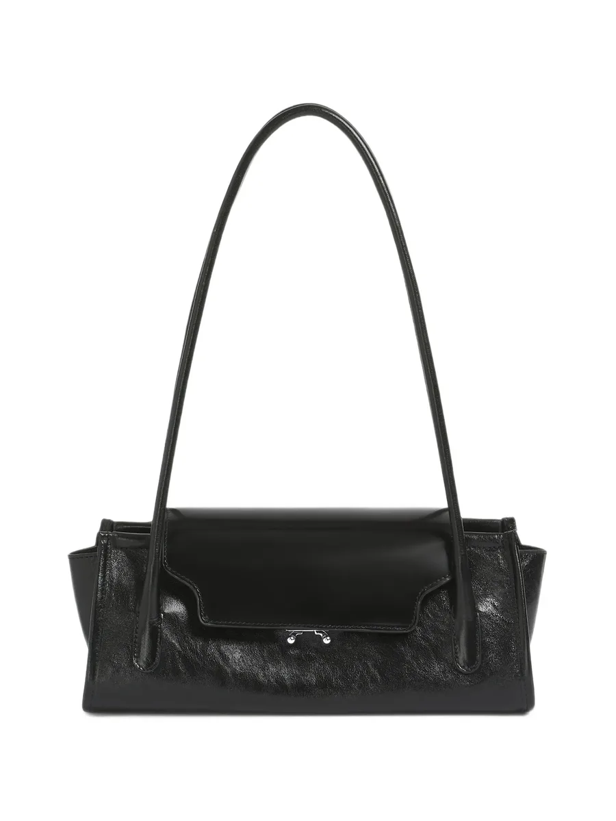 black leather Trunkette bag 1