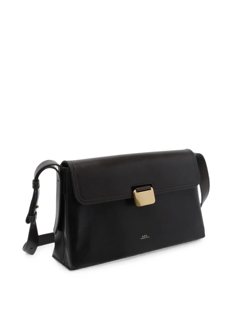 Simone logo-print leather shoulder bag 3