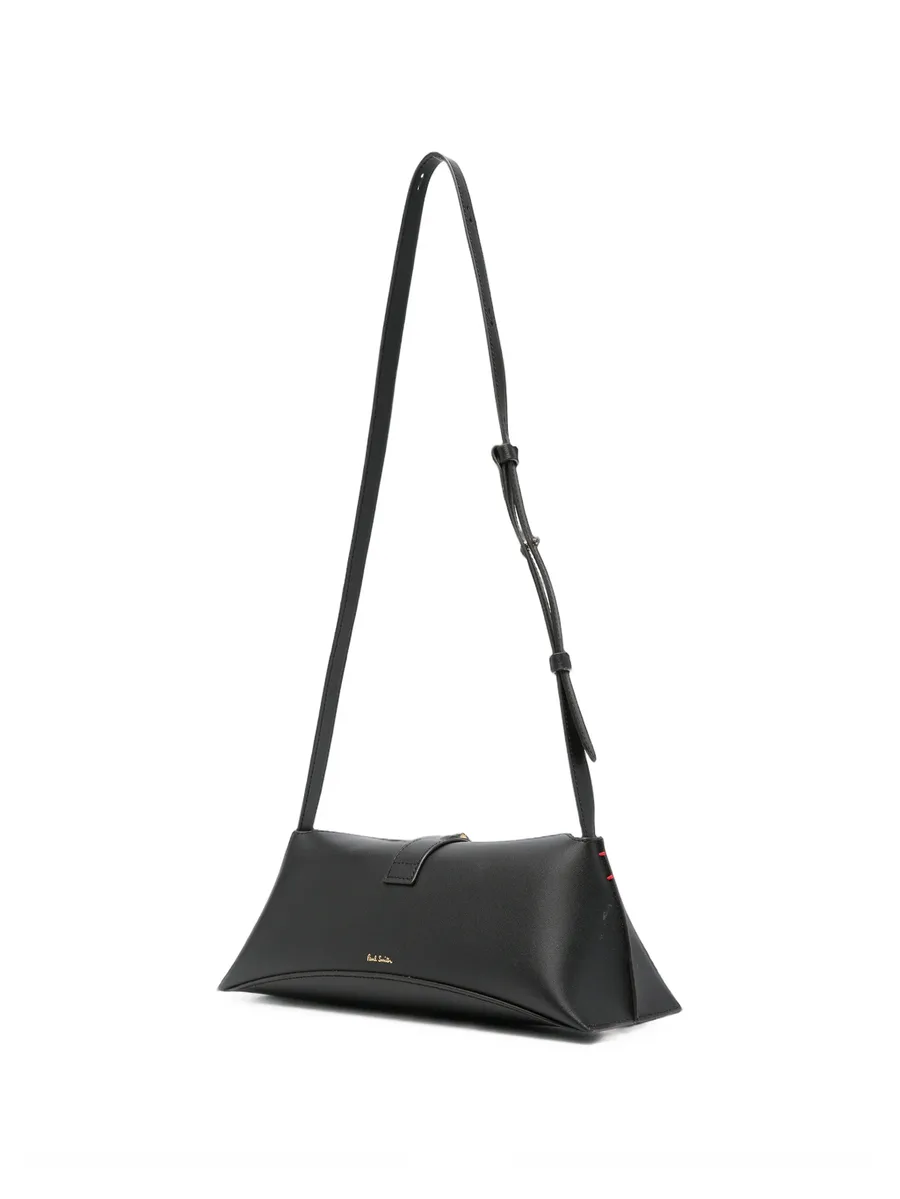 buckle-detail leather shoulder bag 2