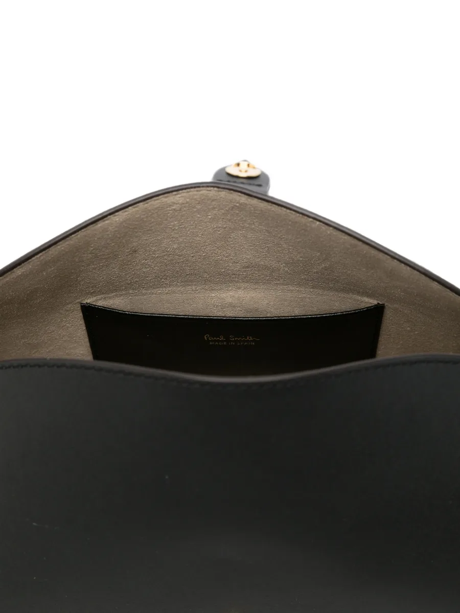 buckle-detail leather shoulder bag 4