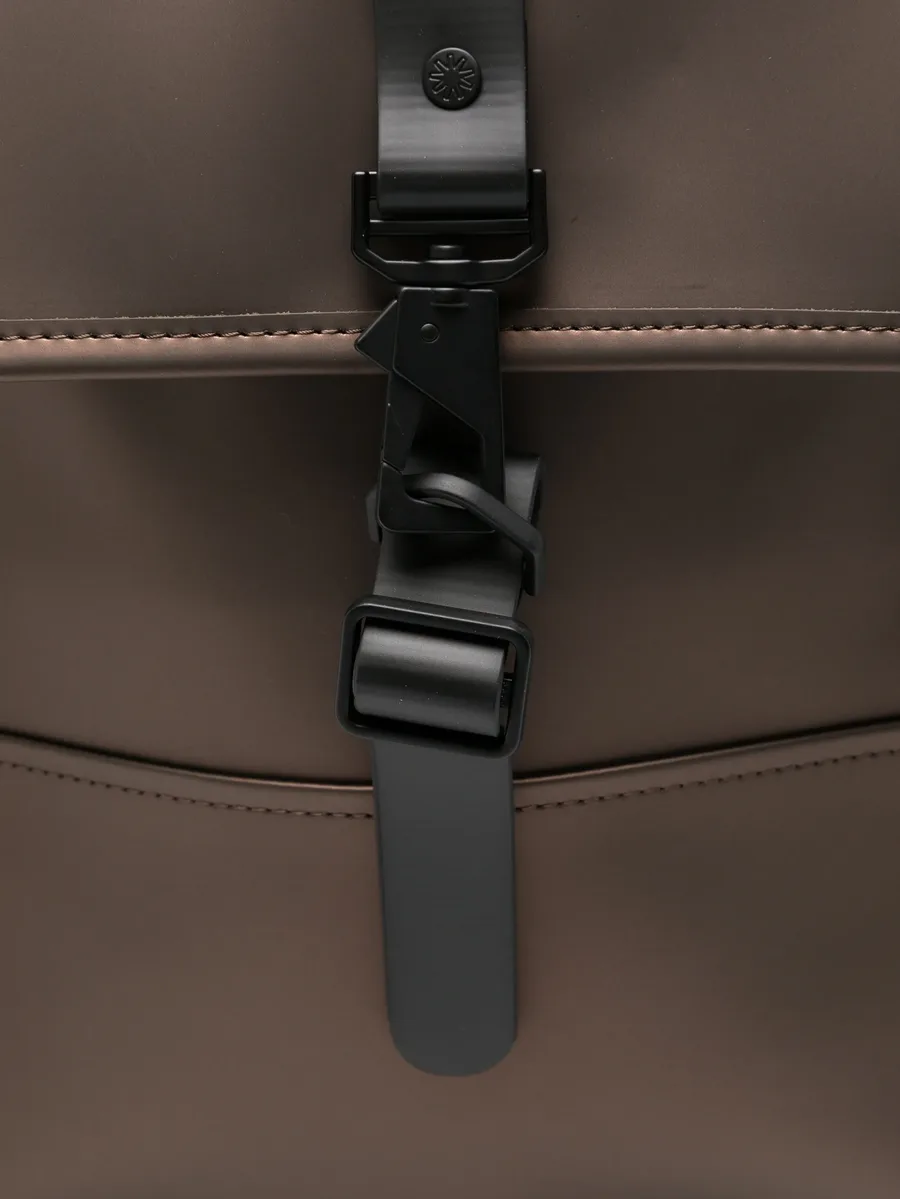 foldover carabiner-fastening backpack 3