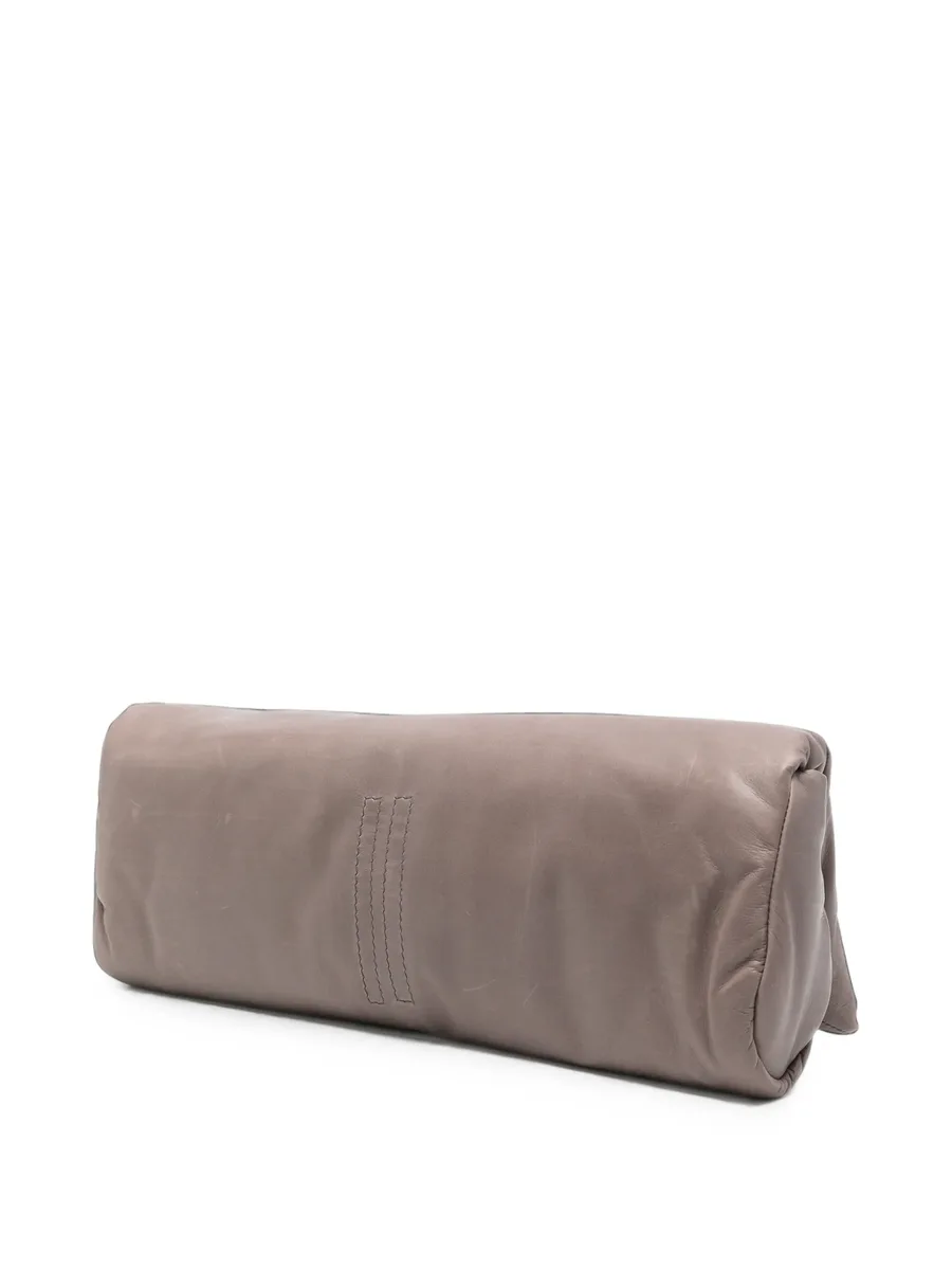 padded leather clutch bag 3