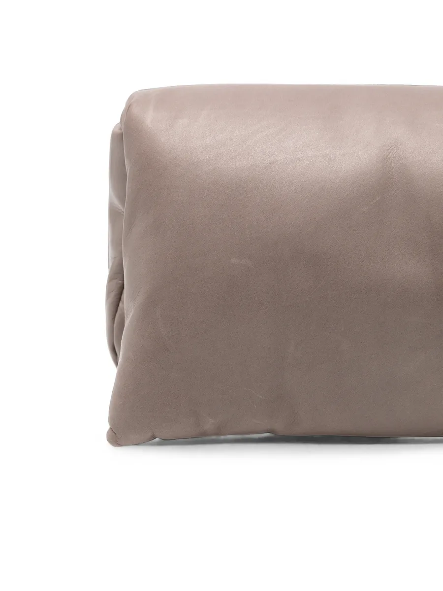 padded leather clutch bag 4