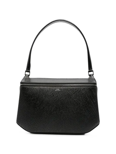 Clip palmellato-patent shoulder bag