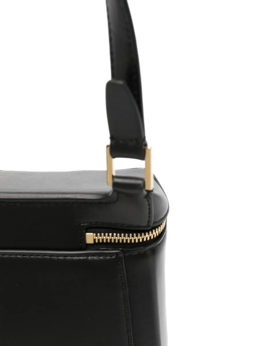 Clip leather shoulder bag 3