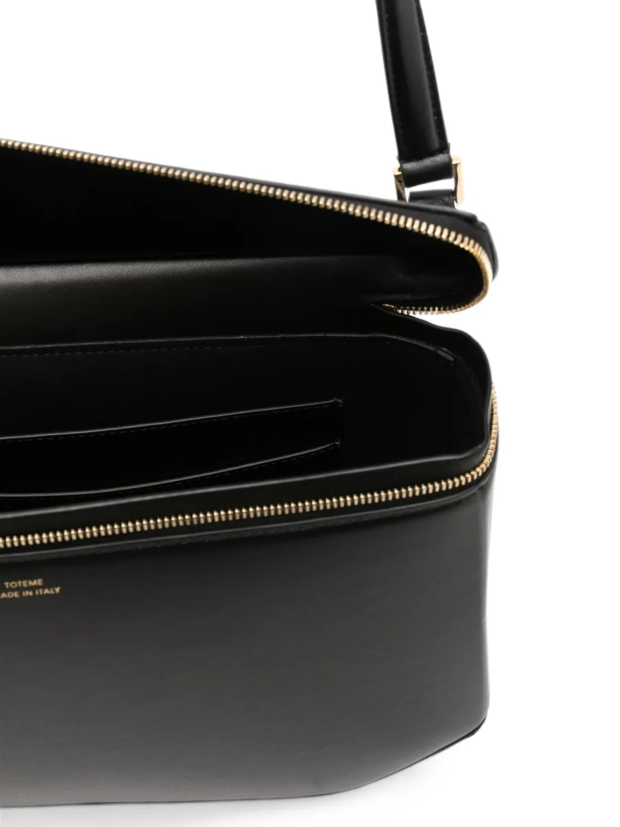 Clip leather shoulder bag 4