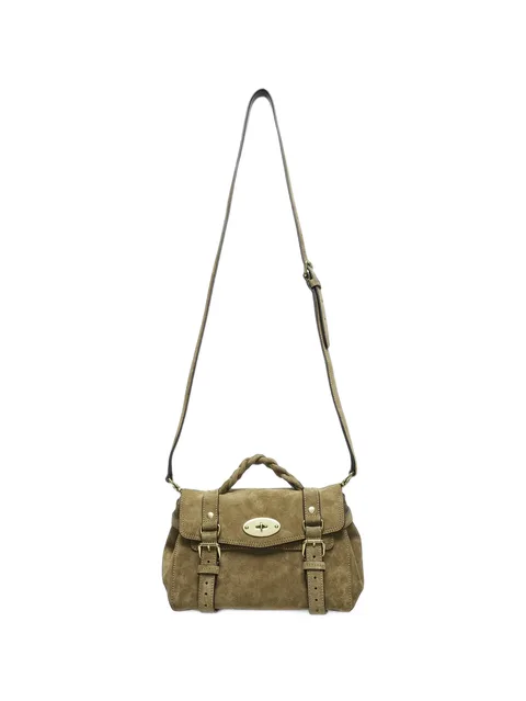 Alexa braided leather shoulder bag