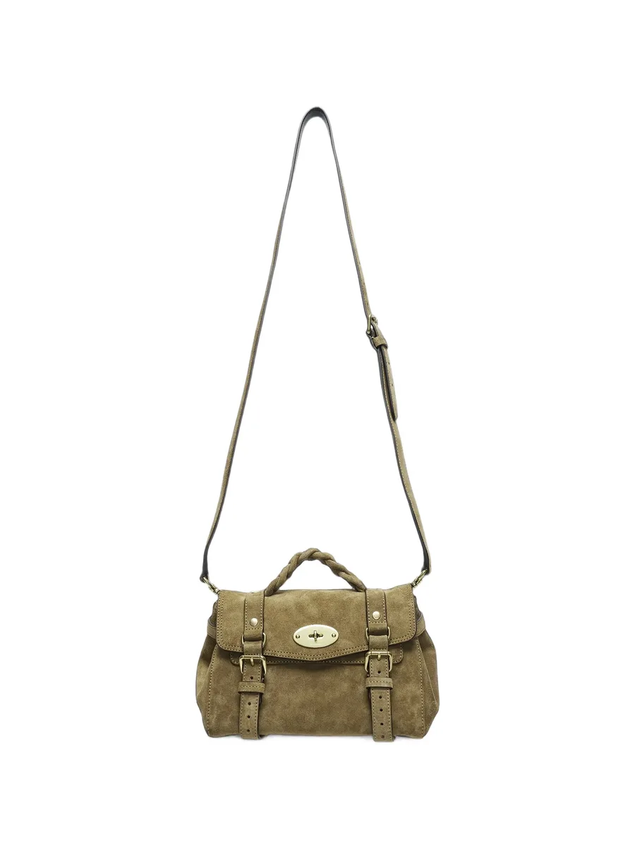 Alexa braided leather shoulder bag 1