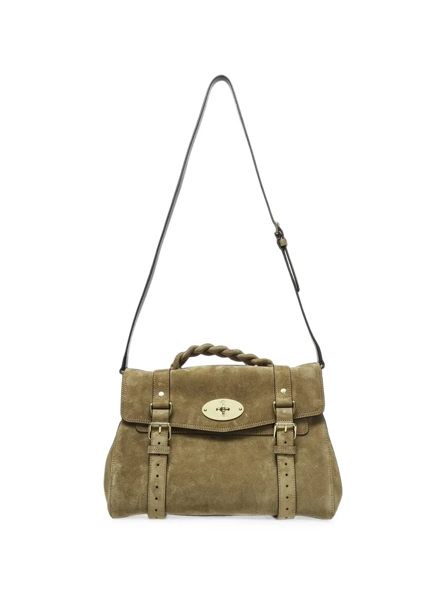 Alexa braided leather shoulder bag 1