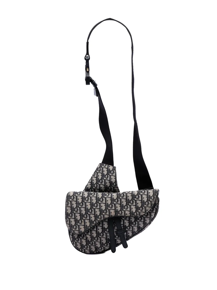 2020 Oblique Canvas Saddle crossbody bag 3
