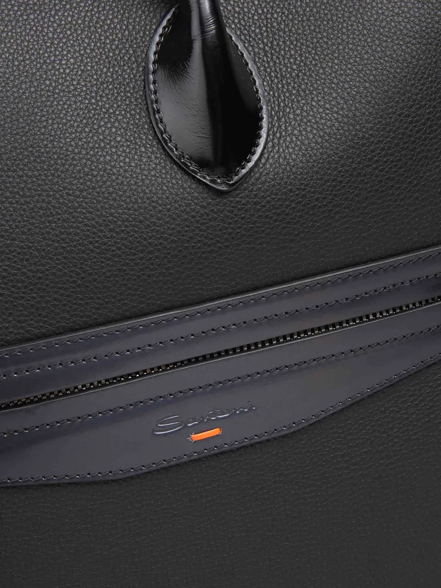 grained leather laptop bag 4