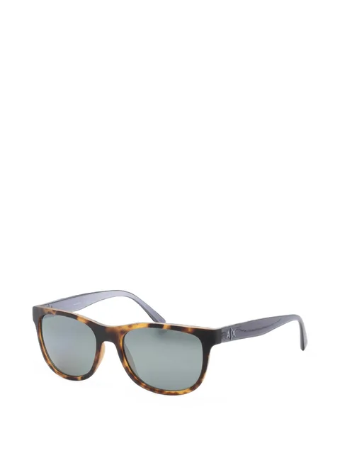 tortoiseshell-effect polarized sunglasses