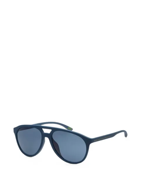 matte-finish pilot-frame sunglasses