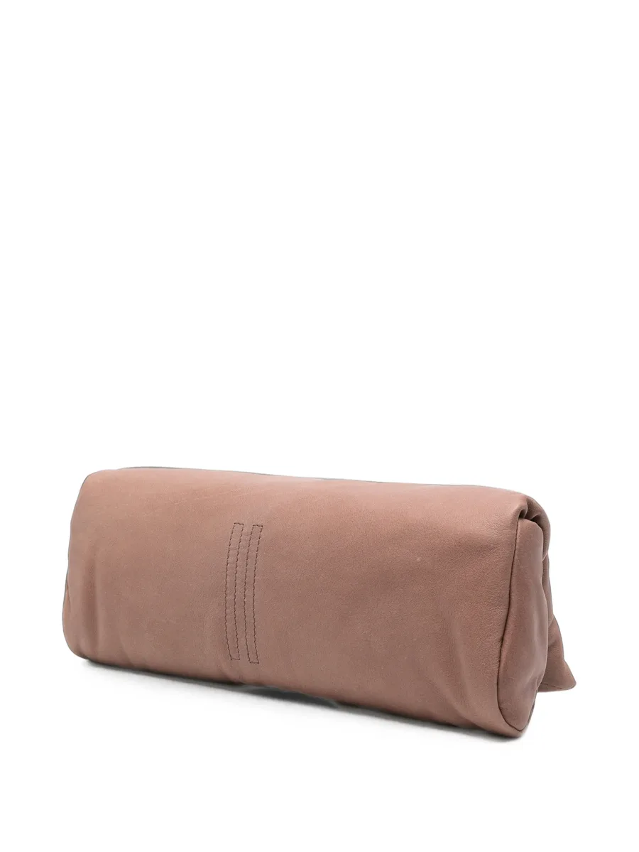 padded leather clutch bag 3