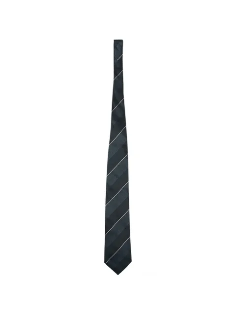 striped jacquard-knit tie