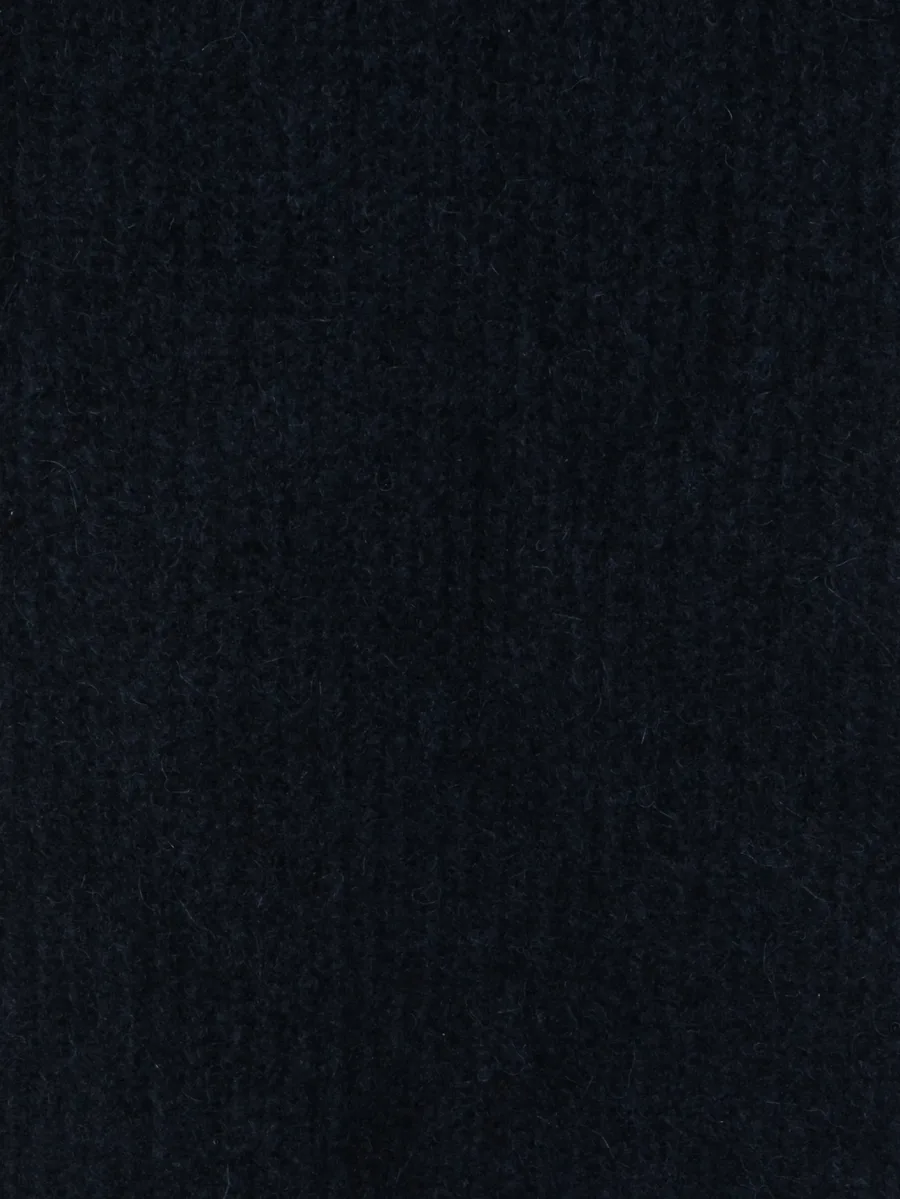 logo-patch ribbed-knit scarf 2