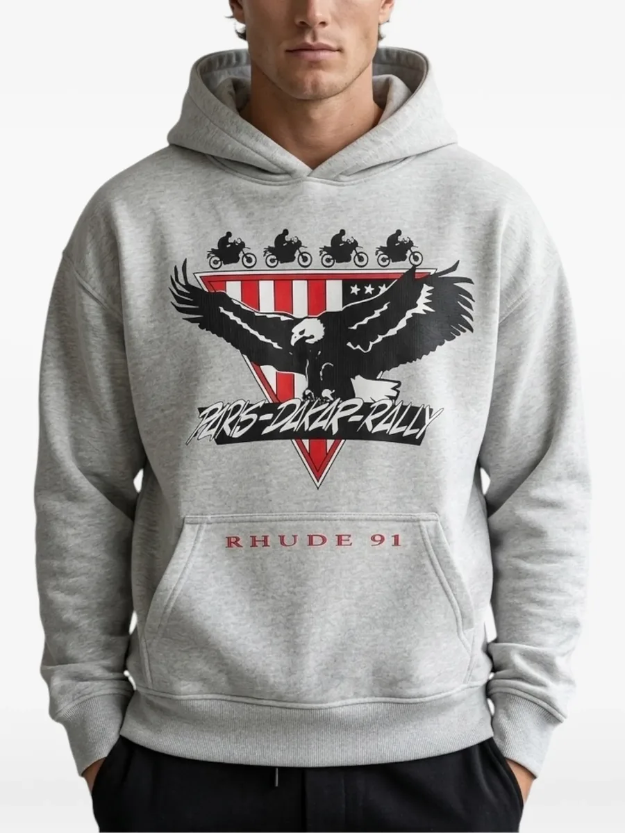 Stage Racing graphic-print hoodie 2