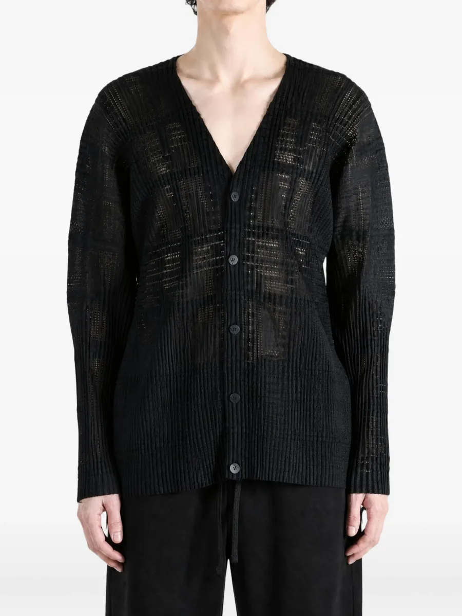 pleated semi-sheer shirt 2
