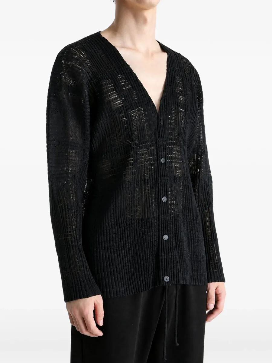 pleated semi-sheer shirt 3