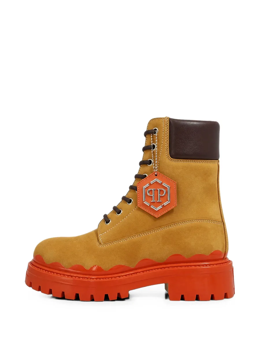 nabuk lace-up boots immersed 5