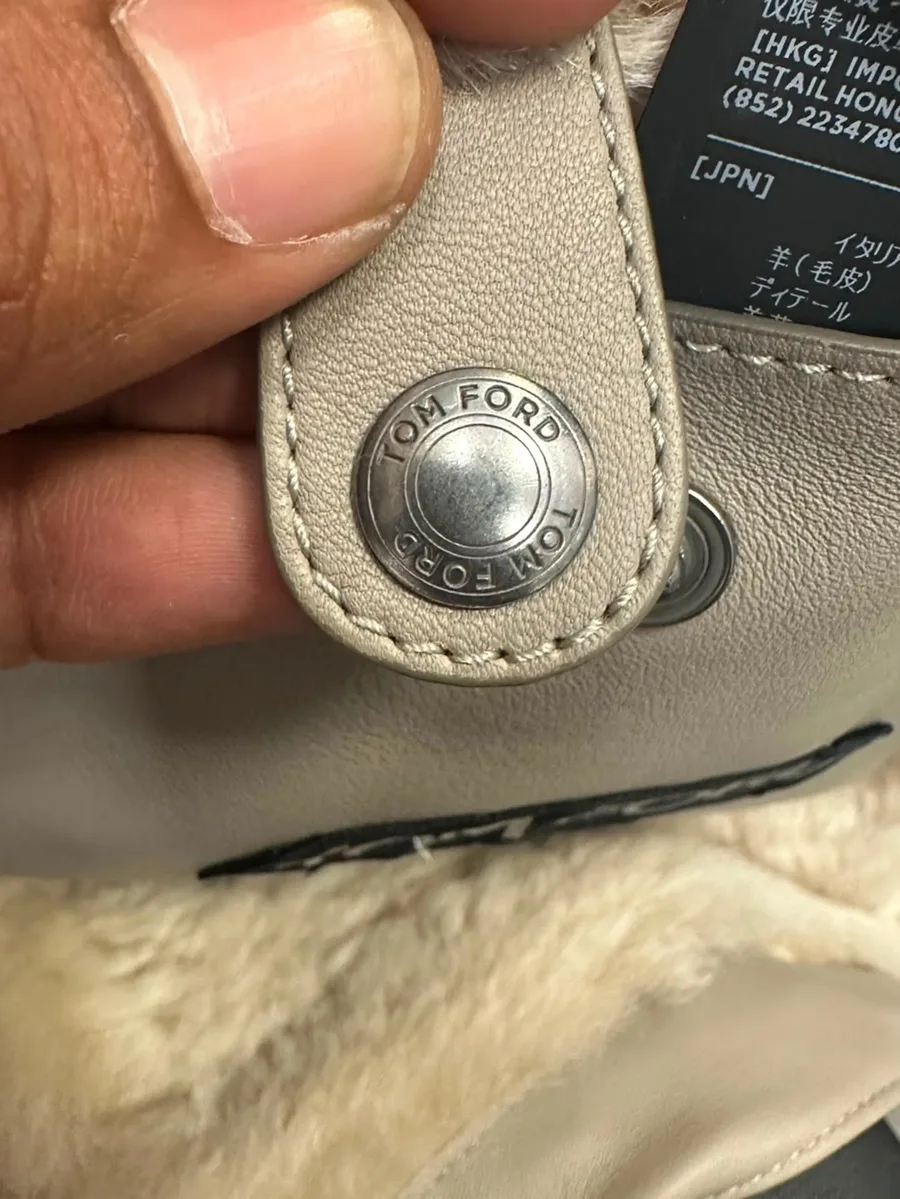 shearling button-down coat 6